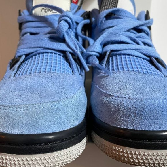 SOLD - Nike Air Jordan 4 Retro (GS) University Blue - Picture 6 of 9